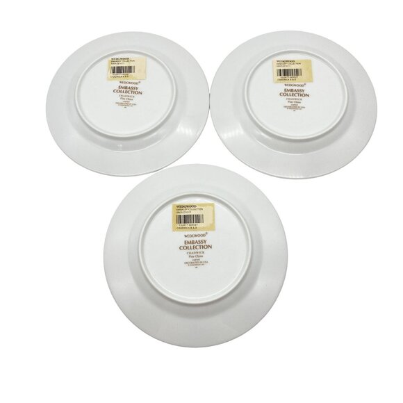 Wedgwood Embassy Collection Chadwick bread & Butter plate japan set 3 6" - Picture 2 of 5